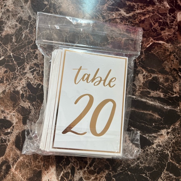 Table Numbers 1-20 - Picture 3 of 5